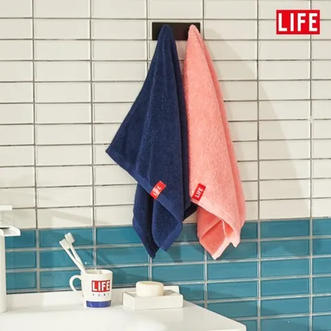 라이프타올 호텔 40수 코마사 수건 10장(단색)