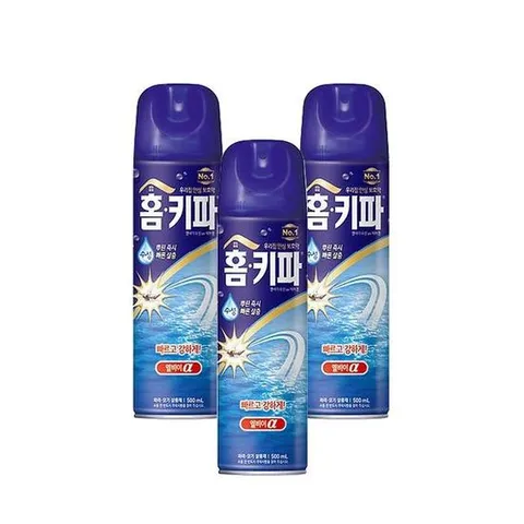 [홈키파] 엘비이 알파 에어졸 무향 500ml x 3개 모기약