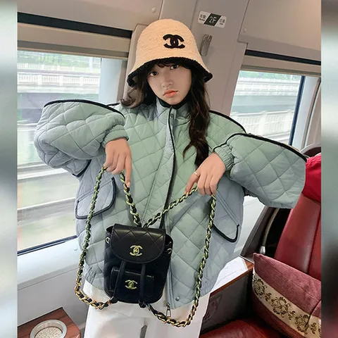 [이쁘다] 폼드 퀼팅 패딩 점퍼