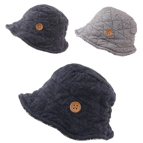 와이어 벙거지 3c 엄마 할머니 챙 모자 중년여성 겨울 OM-B28025