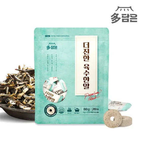 [다담은] 더진한 육수한알 코인육수 멸치맛 20정
