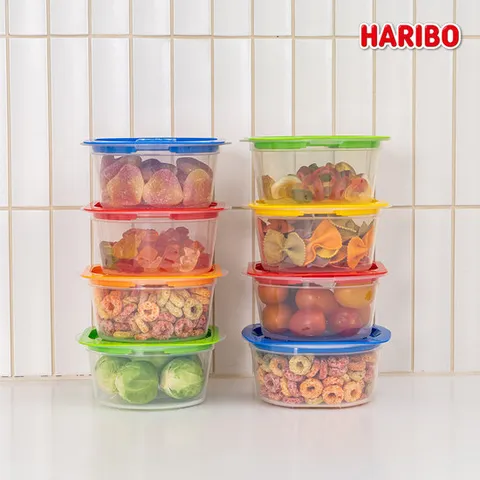 하리보 밀폐용기 250ml 전자레인지 냉동밥 보관용기 9P 선물세트