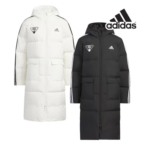 [정가 259,000] 아디다스키즈 주니어 오리털 롱패딩 2종택1