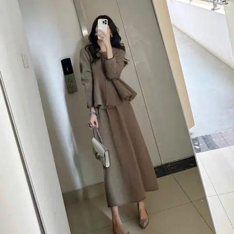 [아리엘스타일]페미닌 하객룩 머렐론투피스