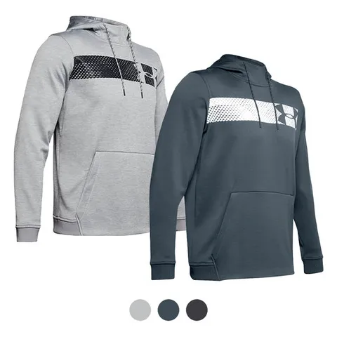 언더아머 플리츠 로고 후드티 1345322