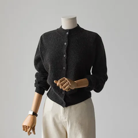 (안나앤모드) half 울+라쿤 가디건[가디건CDX65]