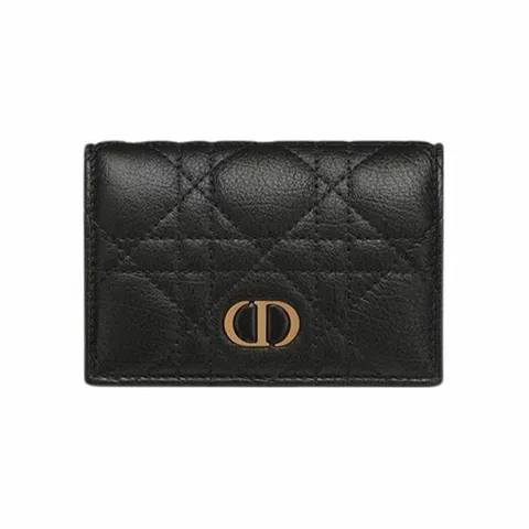 (명품) 디올 DIOR CARO XS 지갑 블랙 S51