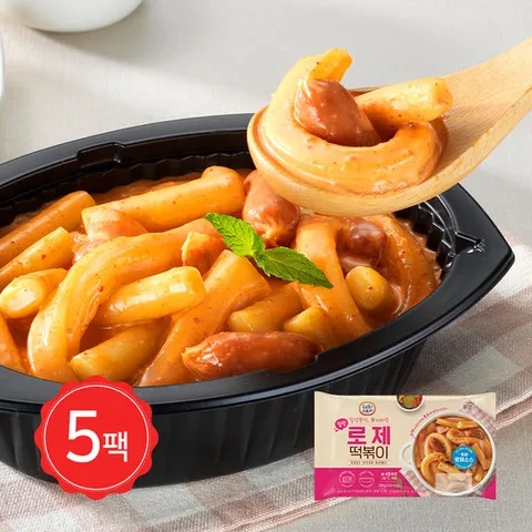 쉐프스토리 말랑 로제 떡볶이 250g*5팩