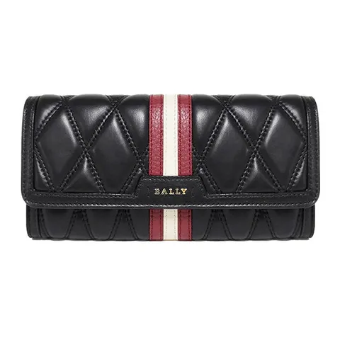 [발리] DINNEY 퀼팅 장지갑/블랙/DINNEY QT F190