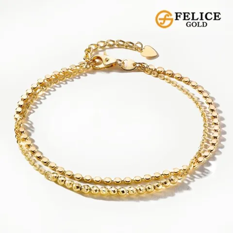 [25년 마지막특가] 펠리체골드 18K 뮤제르 팔찌