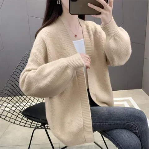 [블로썸스틸] DE-231001 대학생 직장인 니트 자켓