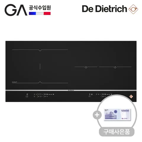 [공식수입원/무료설치] 디트리쉬 반프리존 와이드 인덕션 4구 블랙 전기레인지 DPI7766XP +사은품증정