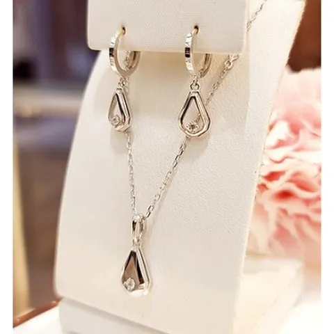 [ 현대 (주)현대백화점 ]미니골드 18K 티어스 귀걸이 목걸이세트 MBE00053 MBE00048 MBB00202