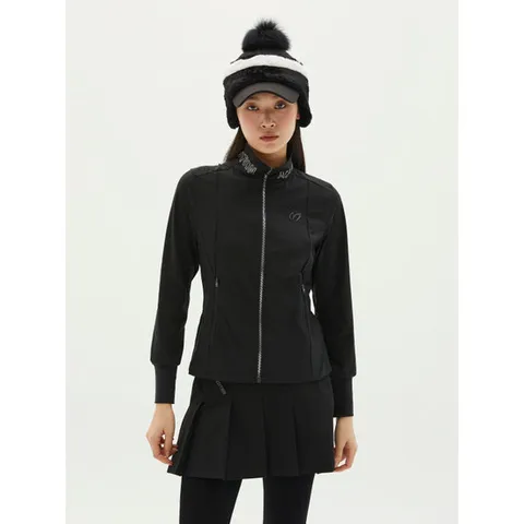 [마스터바니] 여성 넥 로고 풀 집업 점퍼