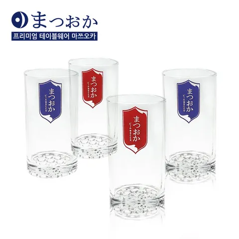 마쯔오카 일본 클래식 맥주잔 4p 세트