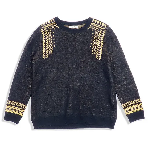 [스미스마켓] 시스템 블랙컬러 니트 여성의류