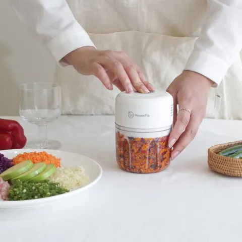 무선미니다지기 마늘다지기 분쇄기 야채다지기 이유식 소형