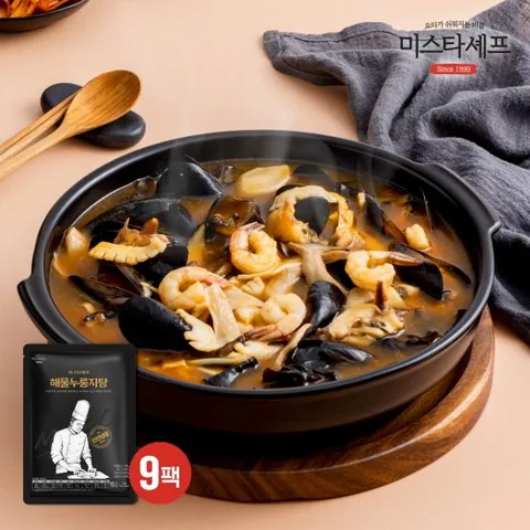 미스타셰프 해물누룽지탕 1kg 9팩