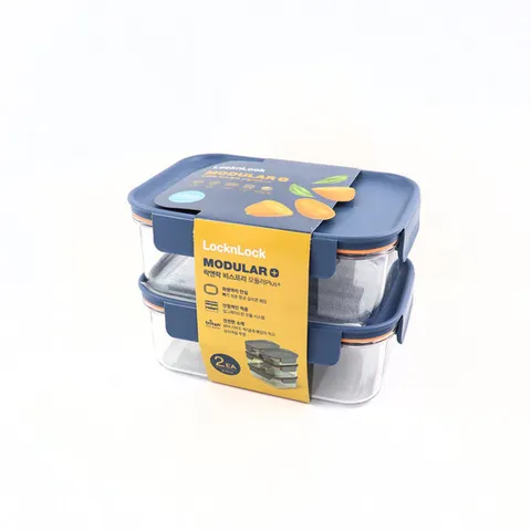 락앤락 비스프리 모듈러 플러스 직사각 910ml 2P 1개