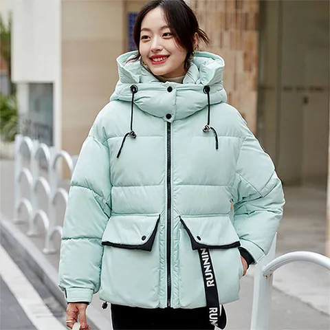 [클리어런스 세일] 포켓밴드포인트 후드 패딩점퍼 C9C429