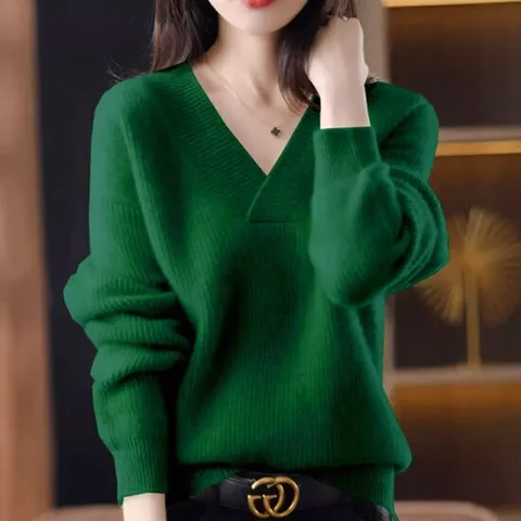 [이쁘다] 데르카 브이넥 니트