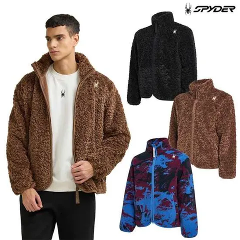 [스파이더] 공용 라이프 스타일 플리스 집업 SPHWCNFT306U