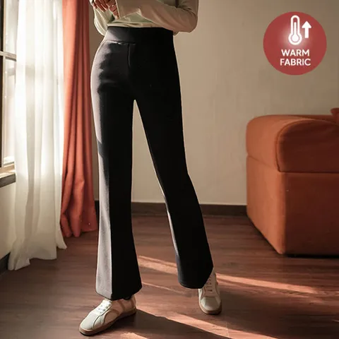 [저스트원] 뱃살커버 기모 부츠컷슬랙스