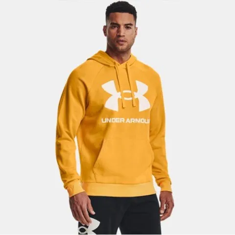 언더아머후드티 RQD 1357093-782 UA 라이벌 플리스 빅 로고 후디