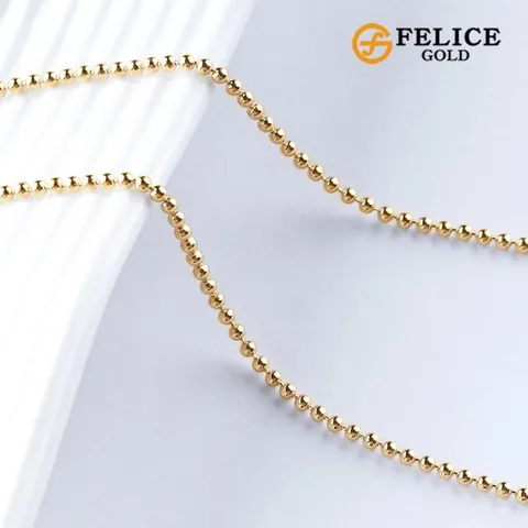 펠리체골드 18K 군번 목걸이 10부