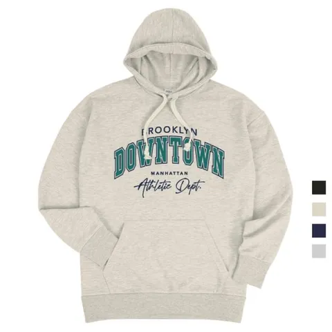 [폴앤폴]기모 다운타운 오버핏 남여공용 후드티