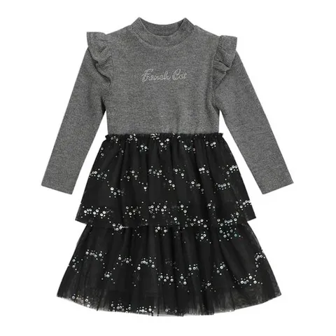 [ 롯데백화점 ]챠콜 샤 배색 OP Q15DKO180