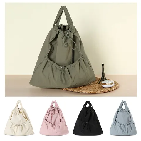 MT46 캐주얼 여성 스트링 여행 백팩 데일리 배낭 경량