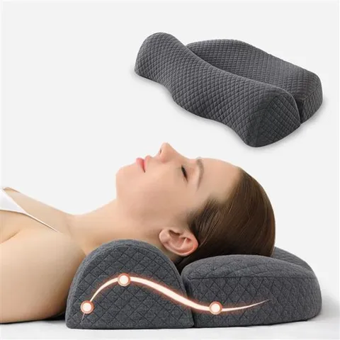 어깨 편한 메모리폼 베개 필로우 경추 목 디스크 낮잠