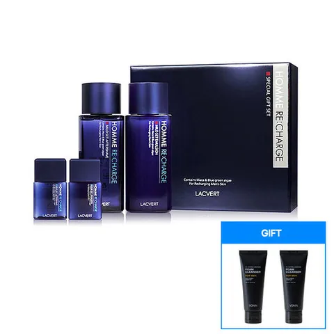 라끄베르 옴므 리차지 2종 기획 + 폼클렌저 100ml x 2