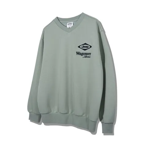 [ 롯데백화점 ][지프]공용) 등판 프린트 브이넥 맨투맨 티셔츠 JO4TSU850