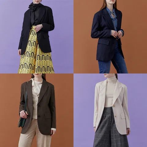 [데일리라운지]데일리라운지 울 블렌디드 보이핏 자켓 1종