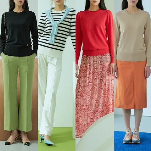 [데일리라운지]데일리라운지 여성 소프트니트 4종