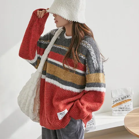 [나크21] (55~120) 매력적인 그런지룩 니트 NK34-T-25