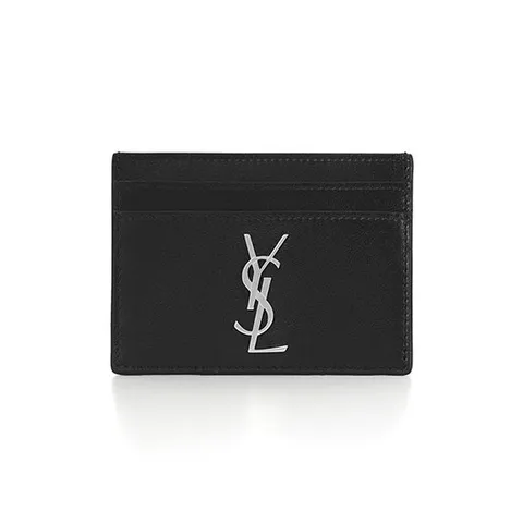 생로랑 485631 0SX0E 1000 카산드라 모노그램 은장 카드지갑