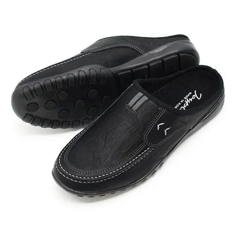 2컬러- 데일리 남성 뮬 블로퍼 편한 사무실 슬리퍼