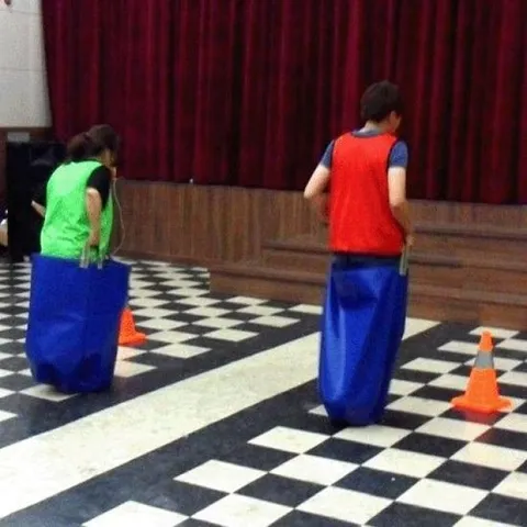 단체게임 고급캥거루자루(성인1인용) 캥거루주머니