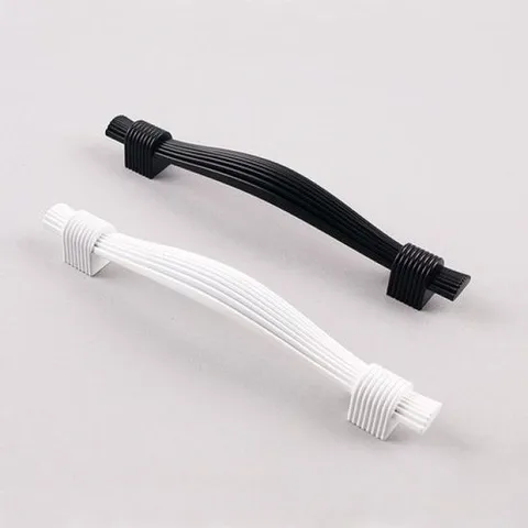 손잡이(2구손잡이_주름 128P 2색상)가구손잡이 피스