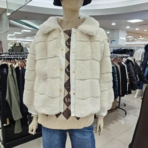 엠벨라 DP01 배색단추포인트쟈겟 MBCW10JK007