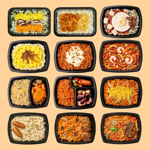 저당 도시락 12종 12팩 두부면 잡곡 곤약 건강 식단 1일 2식