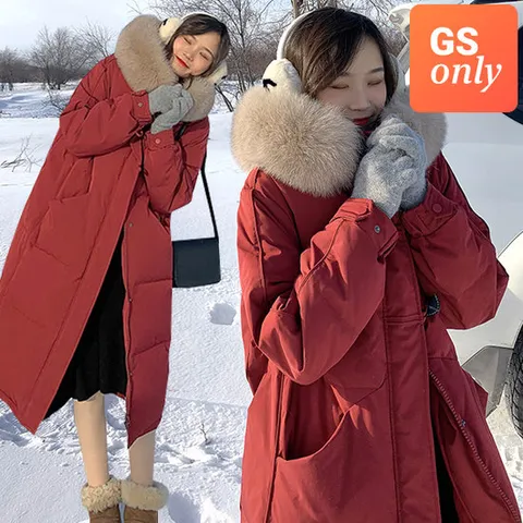 [몽벨리즈]한정수량원가판매/쿠앤크풍성퍼롱패딩 mde2300994