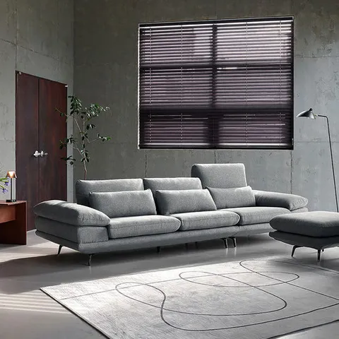 [봄소와_New Year 20%+5만원 혜택 ] 미리내 4인용 테베레 패브릭 업다운 소파