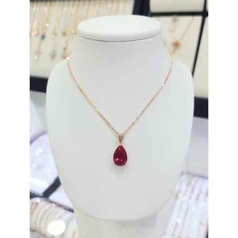 파이치치 세이브존05 14k 루비 목걸이 GP12I002N-대