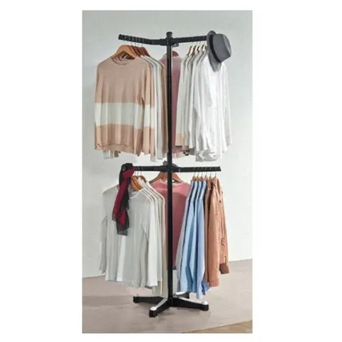 이동식행거 트리플행거(블랙) 국산행거 업그레이드 회전날개 행