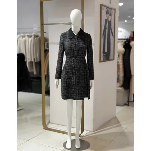 [에꼴드파리][에꼴드파리] 배색 탈착 카_라 원피스  M09RB3YWOAM