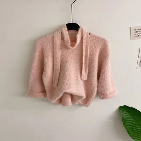 [세트] 머젠 앙고라 타이 니트(4color)